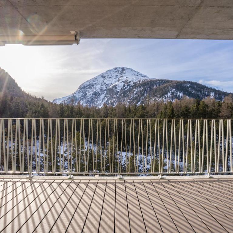 A&Y Signature Lodge St Moritz Pontresina Spa - Apartment mit 3 Schlafzimmern und Bergblick - 44