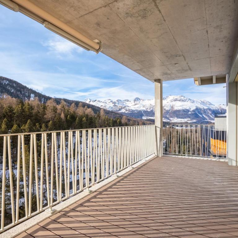 A&Y Signature Lodge St Moritz Pontresina Spa - Apartment mit 3 Schlafzimmern und Bergblick - 43