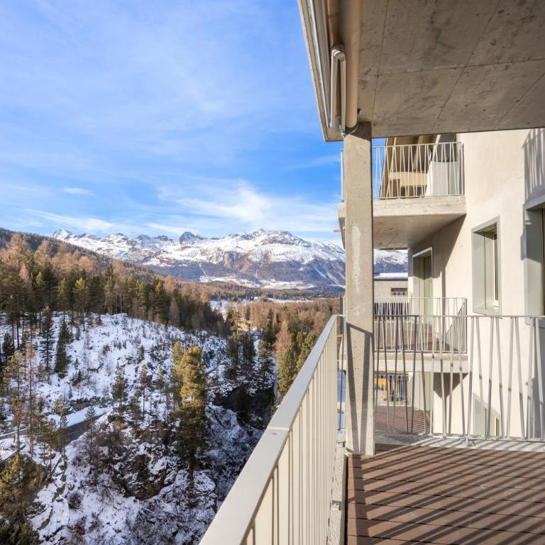 A&Y Signature Lodge St Moritz Pontresina Spa - Apartment mit 3 Schlafzimmern und Bergblick - 42