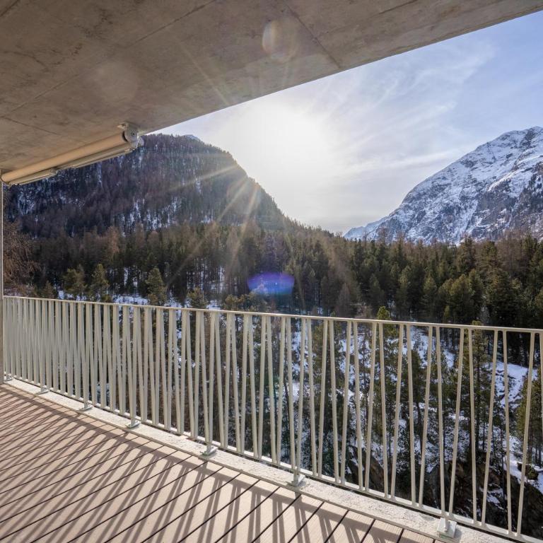 A&Y Signature Lodge St Moritz Pontresina Spa - Apartment mit 3 Schlafzimmern und Bergblick - 48