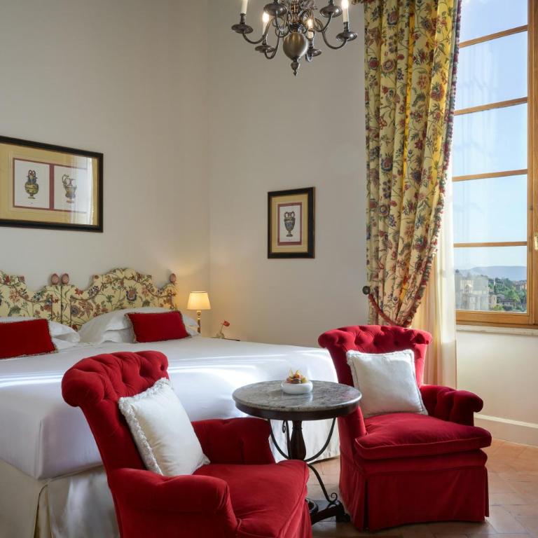 Grand Hotel Continental Siena - Starhotels Collezione - Camera Deluxe Matrimoniale/Doppia con Letti Singoli con Vista - 10
