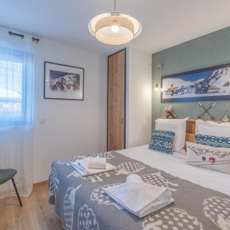 Appartement moderne 3 chambres, skis aux pieds, idéal pour 6 personnes - Apartment mit 3 Schlafzimmern - 13