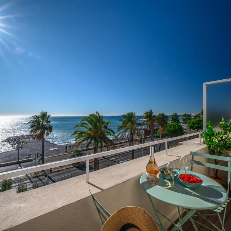 Vue mer panoramique - Cocon cosy et luxe - Clim et Wifi - Apartamento de 1 dormitorio - 23