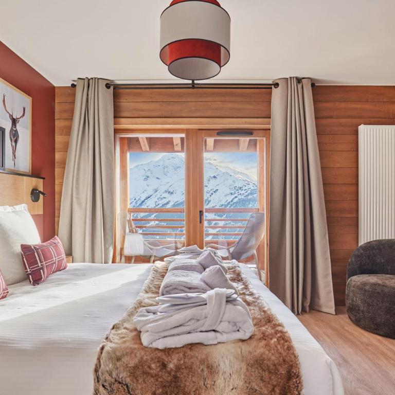 Hotel L'Ecrin Blanc by Odalys - Chambre Double - Vue sur Montagne - 9