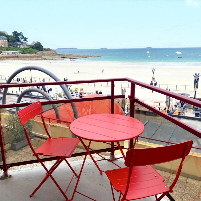 Appartement avec VUE MER EXCEPTIONNELLE plage de Trestraou à PERROS-GUIREC - Réf 510 - Apartment mit Meerblick - 14