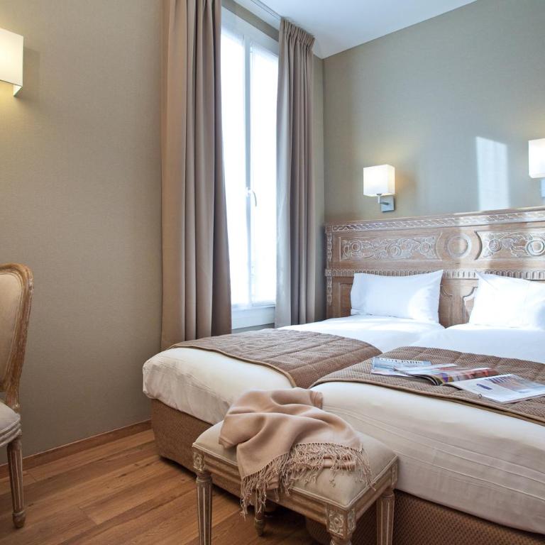 Hôtel Du Printemps - Chambre Lits Jumeaux/Double Standard - 1
