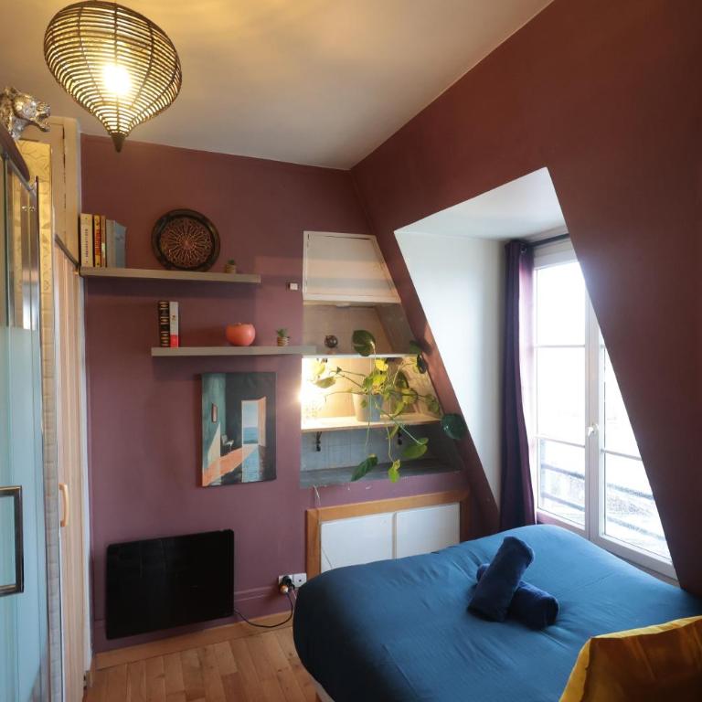 APPARTEMENT CHALEUREUX ARTISTIQUE QUARTIER GARE DU NORD - GARE DE L'EST et GRANDS BOULEVARDS - Appartement 1 Chambre - 6