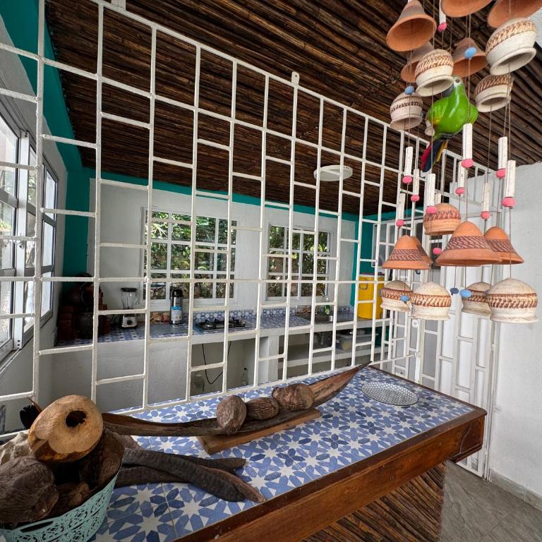 Cabaña privada con Jacuzzi a solo un minuto de la playa - One-Bedroom House - 14