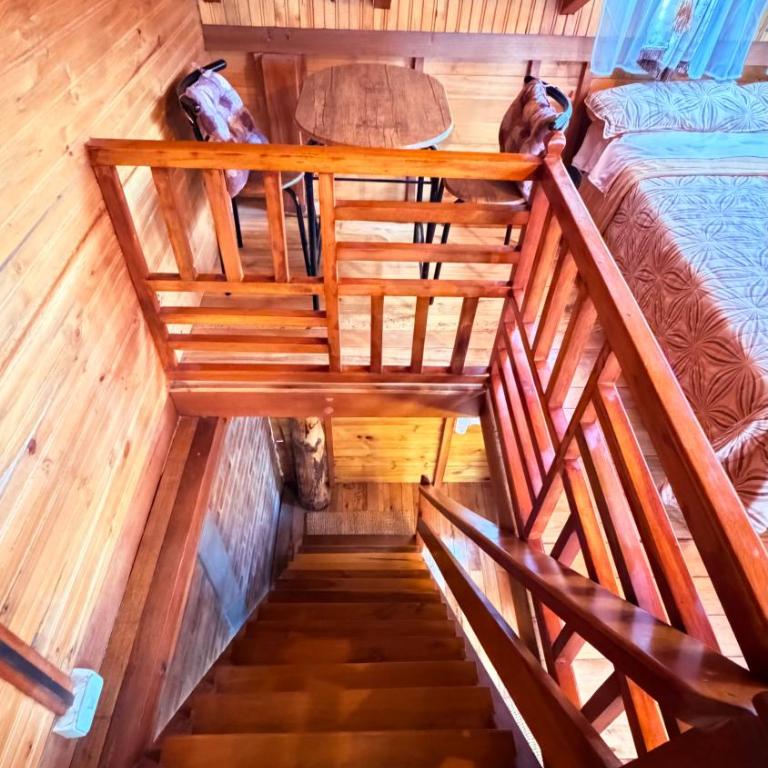 Cabaña Real con Yacuzzi rodeada de pavos reales - One-Bedroom Chalet - 11