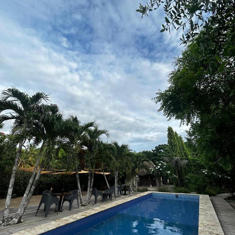 Cabaña privada con Jacuzzi a solo un minuto de la playa - One-Bedroom House - 18