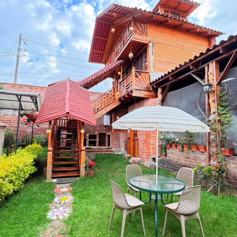 Cabaña Real con Yacuzzi rodeada de pavos reales - One-Bedroom Chalet - 14