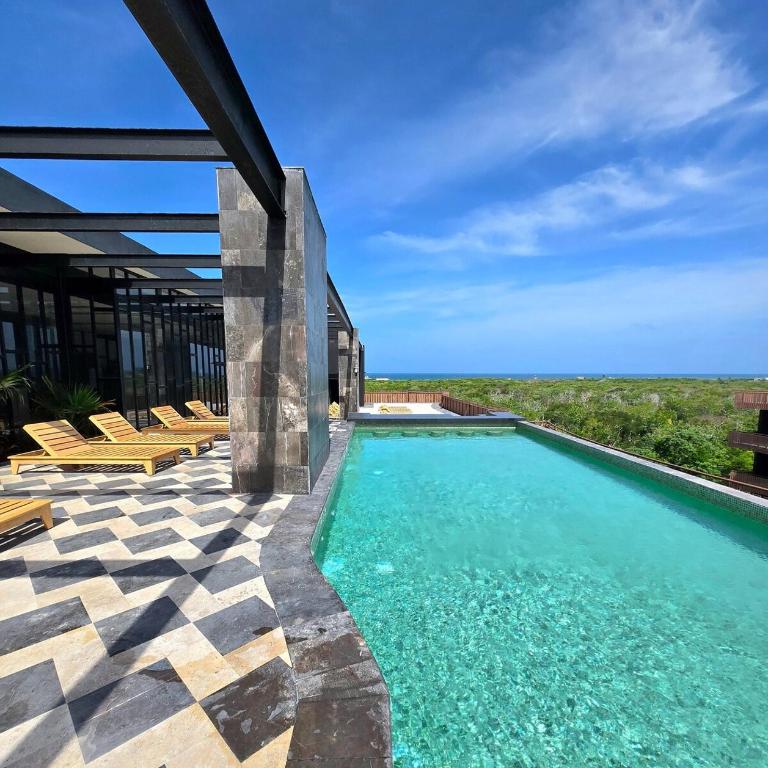 Private Pool with Beach Access and Baby Crib - Tulum Hotel Zone - Apartamento de 2 dormitorios - 55