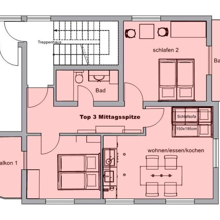 Appartementhaus Zimmermann - Appartamento con doccia - 17