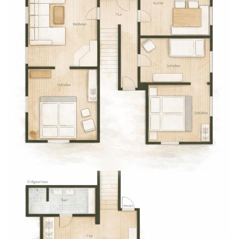 Haus Marienblick - Apartment mit 2 Schlafzimmern - 19
