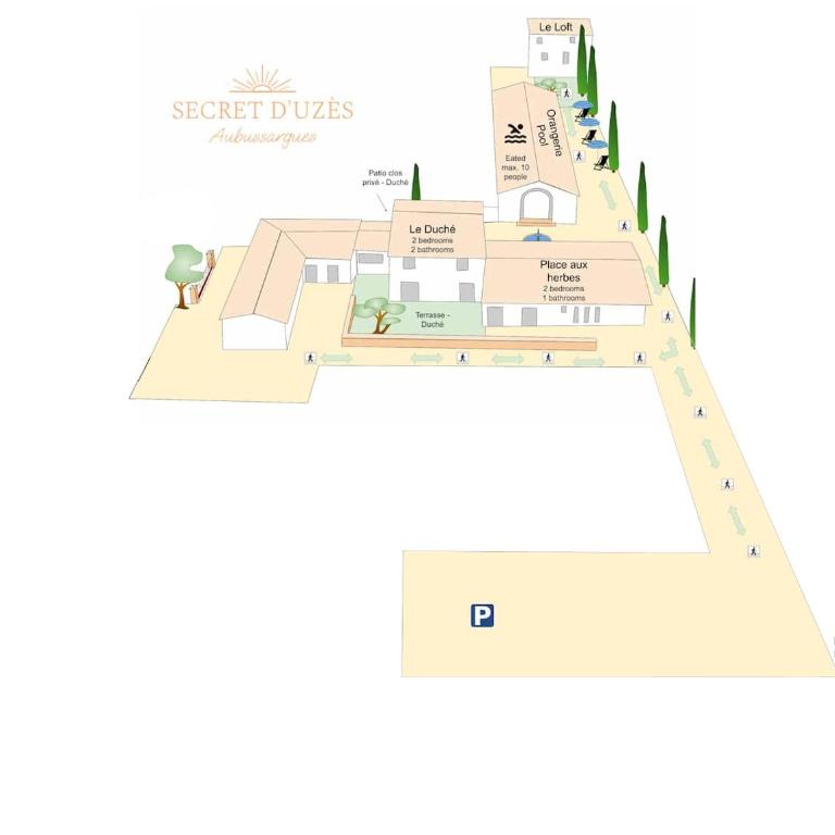 Secret d'Uzès - Place aux Herbes - Piscine chauffée et Jacuzzi - Appartement 2 Chambres avec Terrasse - 46