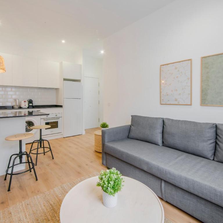 Estilo con parking para 4, vive La Latina - Apartamento de 1 dormitorio - 9