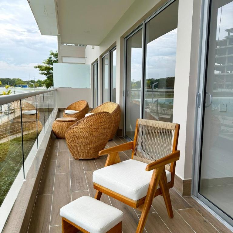 Comfort and Lagoon View at Baia Kristal Cartagena - Apartamento de 2 dormitorios con vistas a la piscina - 39