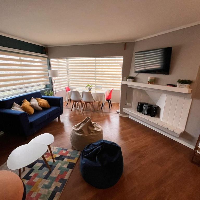 Amplio departamento en Reñaca - Three-Bedroom Apartment - 1