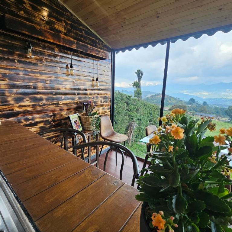 Cabaña Entre montañas La Calera - Two-Bedroom House - 14