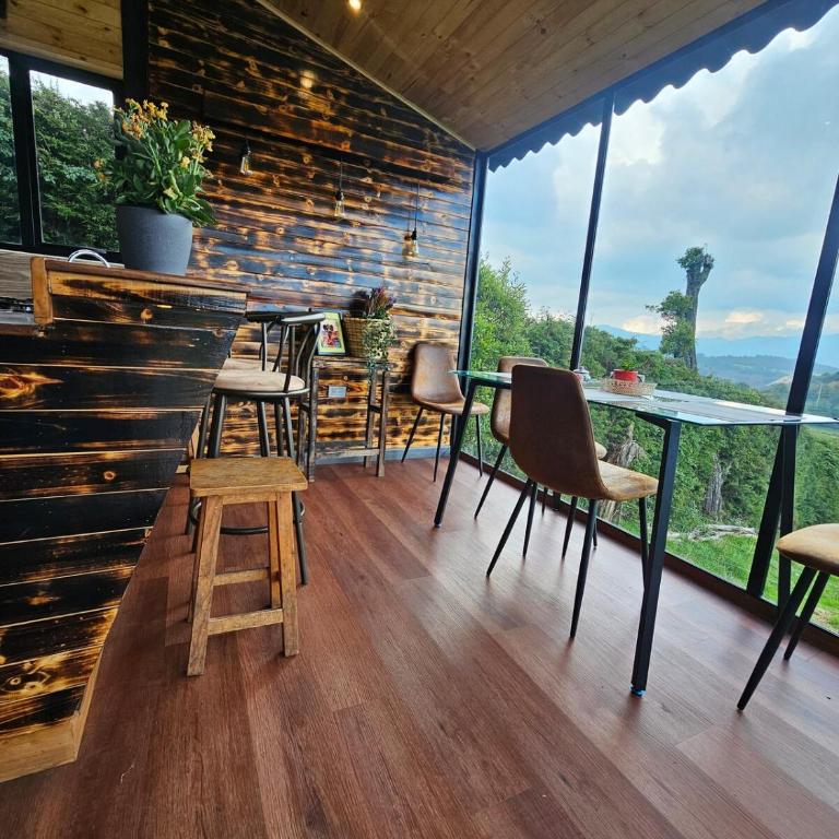 Cabaña Entre montañas La Calera - Two-Bedroom House - 13