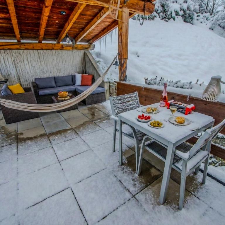 Chalet spa avec terrasses et vue panoramique - Apartment mit 2 Schlafzimmern - 11