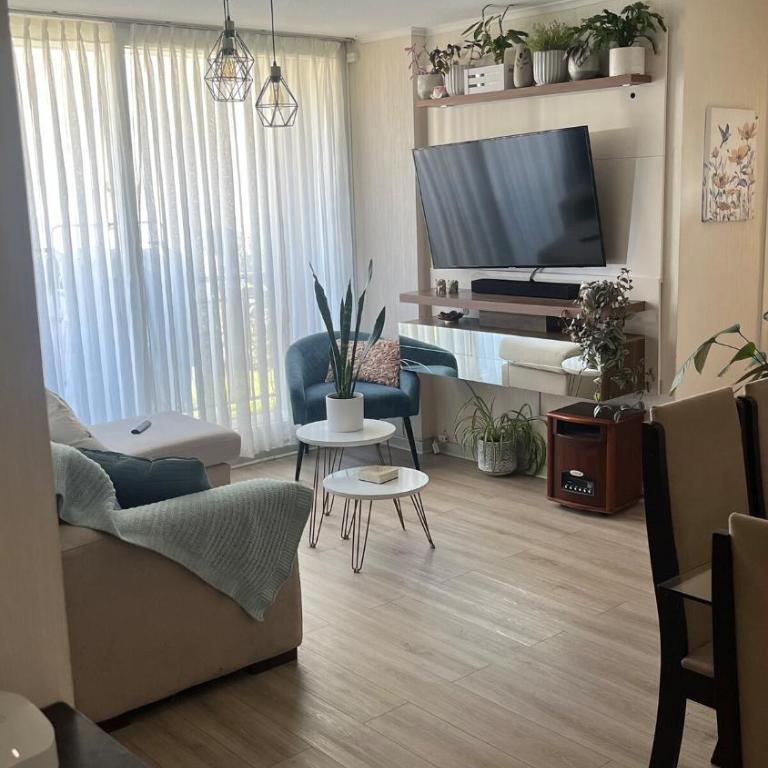 Depto privado 1D, 1B, estacionamiento y balcón - Apartamento de 1 dormitorio - 1