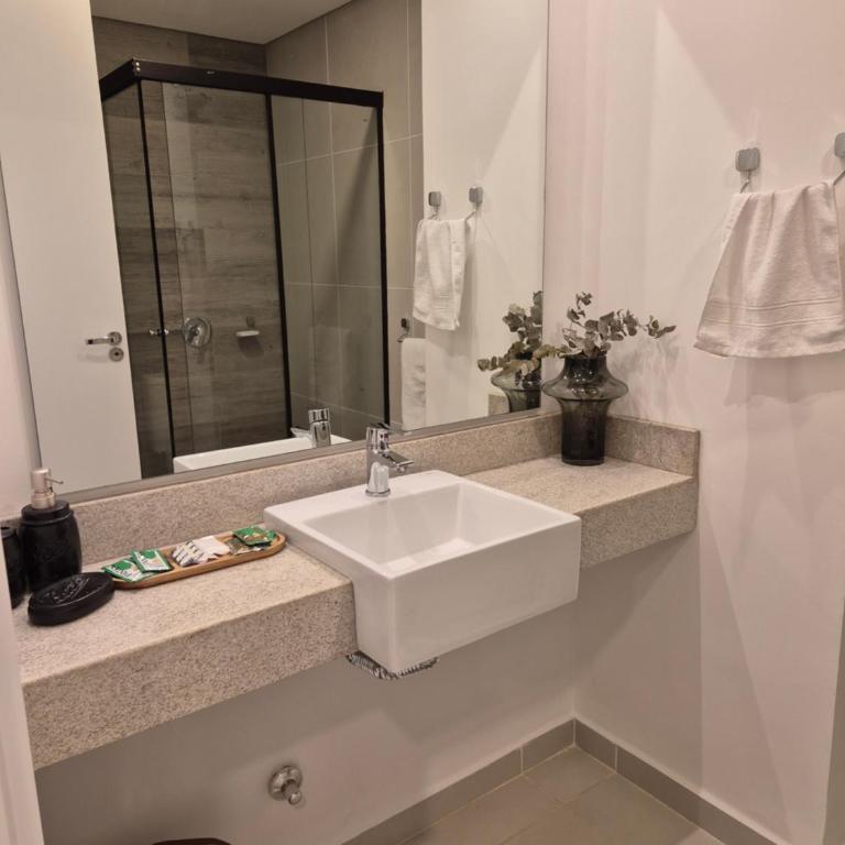 Espectacular departamento con vista al rio y playa San Jose! - One-Bedroom Apartment - 11
