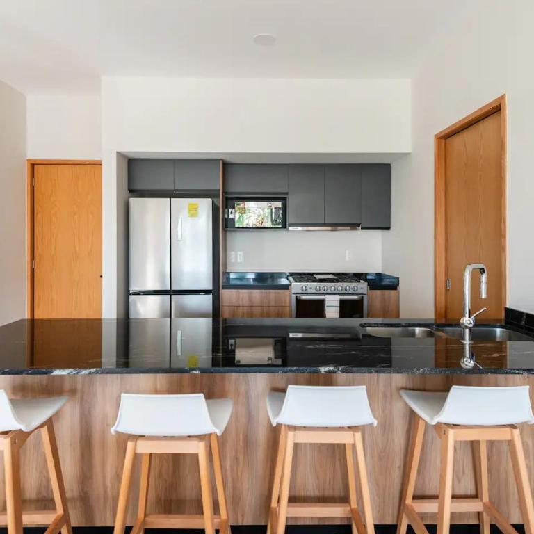 105 Downtown cerca de playa y el malecón - Two-Bedroom Standard Apartment - 3