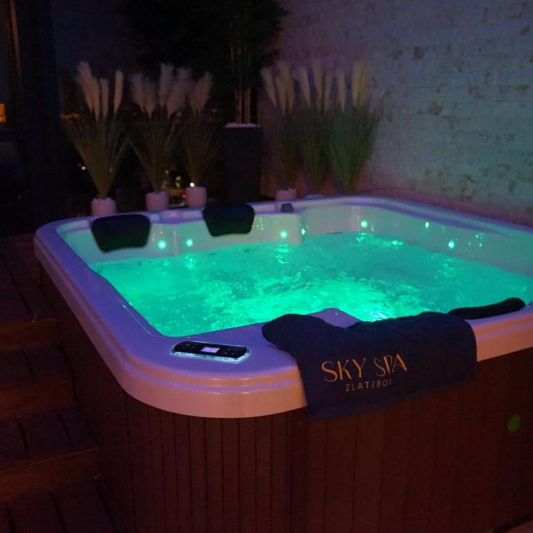 Sky Spa Penthouse Suite with Hot Tub Zlatibor - Suite with Mountain View - 18