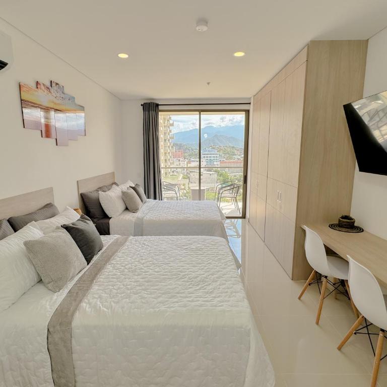 Aptos vacacionales para estrenar en Reserva del Mar II - Bedviajes - Estudio con balcón - 6
