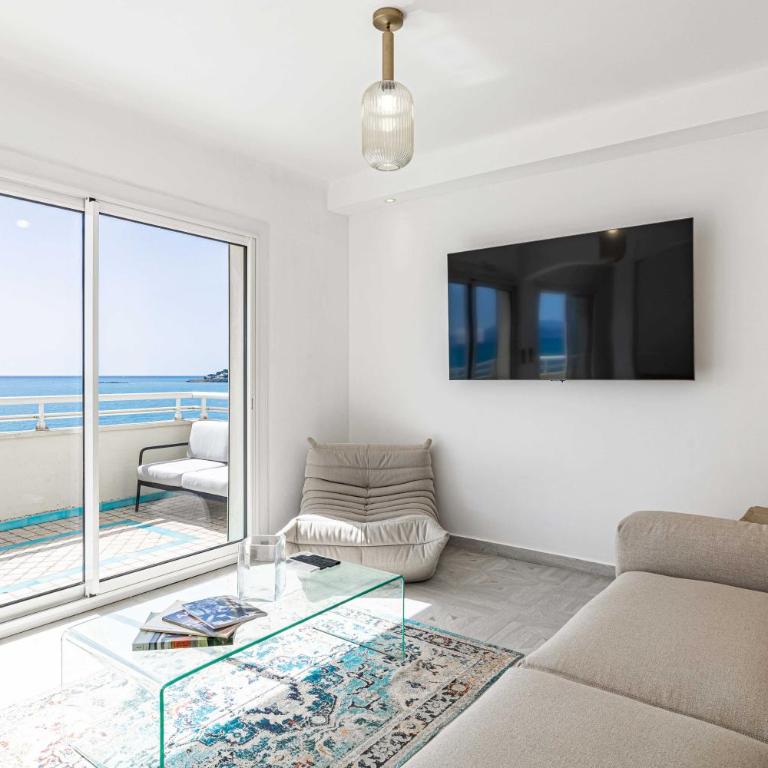 Magnificient 2 bedroom Flat sea view - Residence - Antibes Centre - Appartamento Deluxe con 2 Camere da Letto - 10