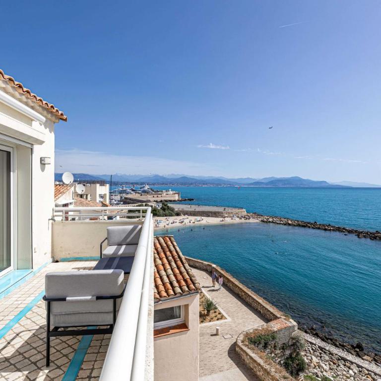 Magnificient 2 bedroom Flat sea view - Residence - Antibes Centre - Appartamento Deluxe con 2 Camere da Letto - 11