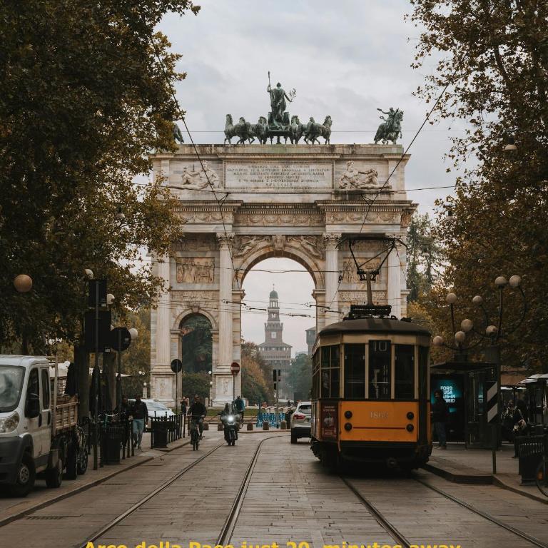 Milano Centro - Free Parking - WI-FI 1 Gz - 10"CityLife - 10" San Siro -Casa Leonardo - Appartamento con 1 Camera da Letto - 19