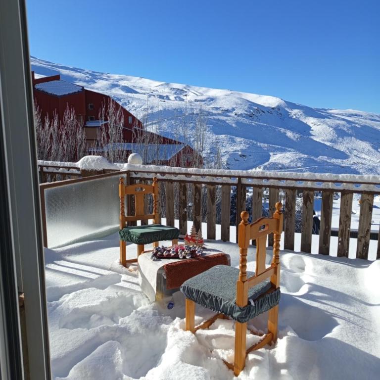 Estudio para 4 con terraza, vistas y garaje Edif Bulgaria - Estudio con vistas a las montañas - 9