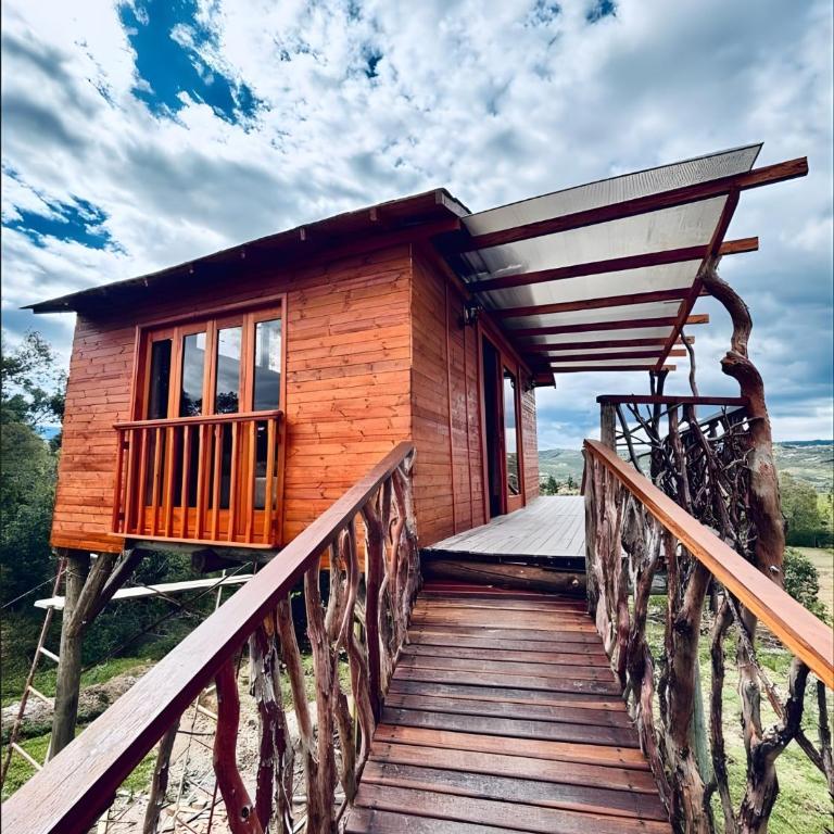 Glamping Entre Nubes Amatista Villa de Leyva - Deluxe Bungalow with Garden View - 2