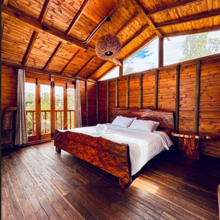 Glamping Entre Nubes Amatista Villa de Leyva - Deluxe Bungalow with Garden View - 1