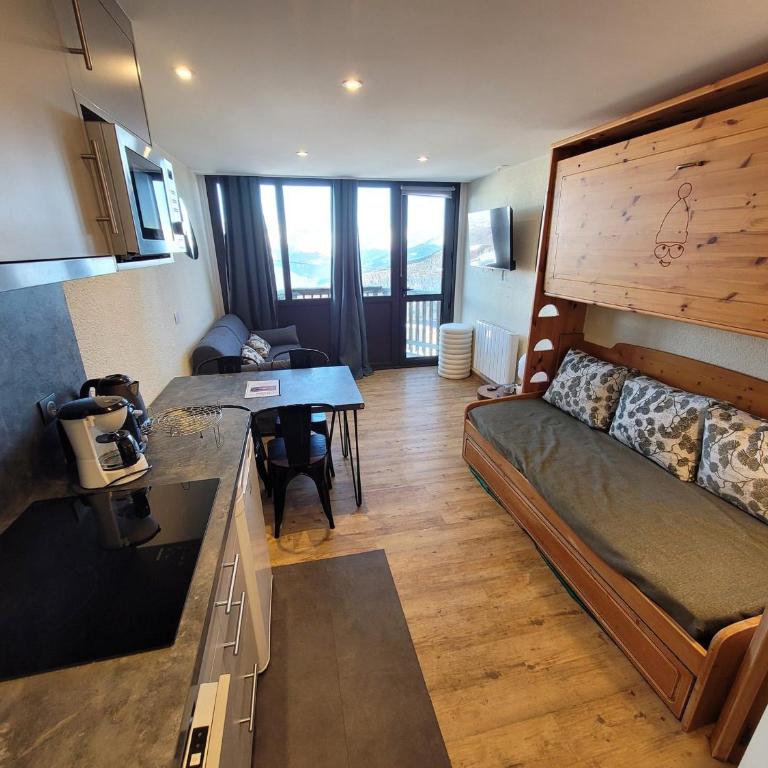 Studio confort rénové pour 4 personnes, skis aux pieds - FR-1-181-2574 - Studio - 9