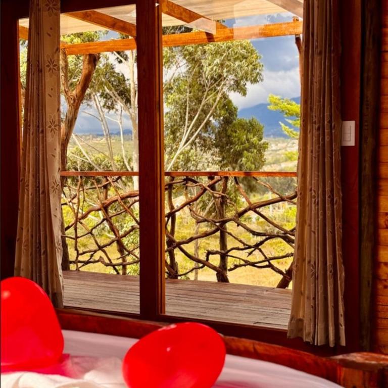 Glamping Entre Nubes Amatista Villa de Leyva - Deluxe Bungalow with Garden View - 9