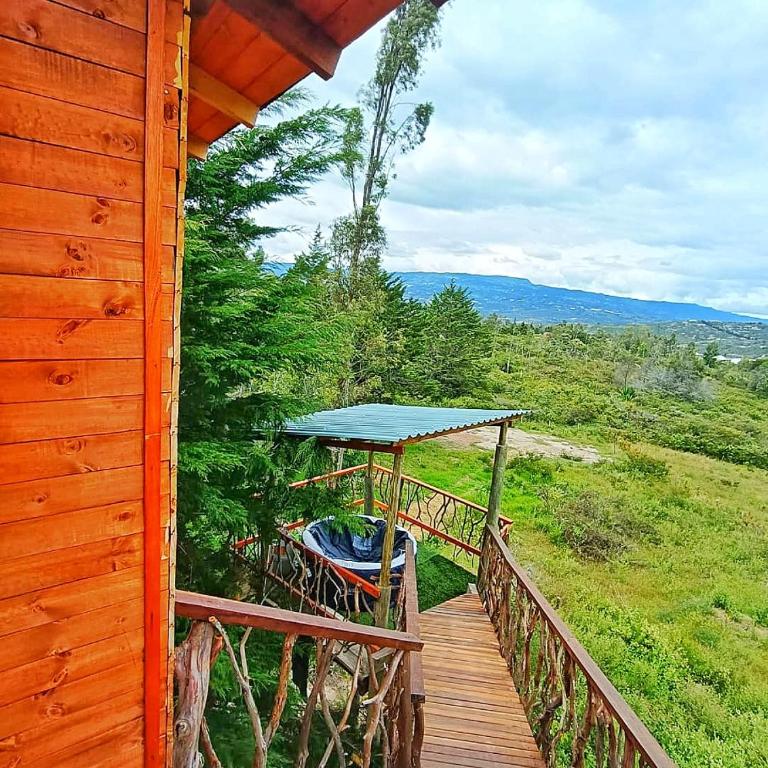 Glamping Entre Nubes Amatista Villa de Leyva - Deluxe Bungalow with Garden View - 19