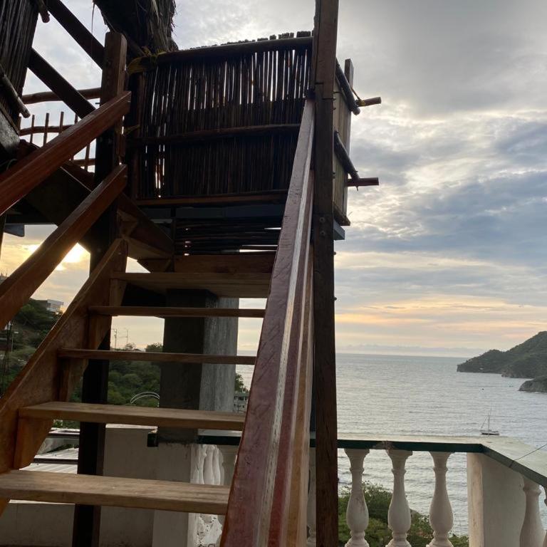 Casa Amplia con vista al mar Taganga - Apartamento con vistas y balcón - 11