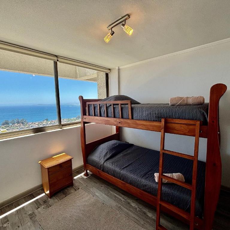 Beautiful view towards the sea and Concón - Apartment - 9