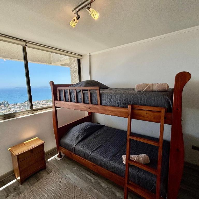 Beautiful view towards the sea and Concón - Apartment - 10