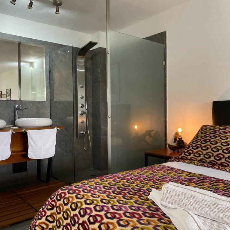 CASA AZUL LA GARRUCHA Transporte, Tours y Más - Deluxe Double Room with Balcony - 3