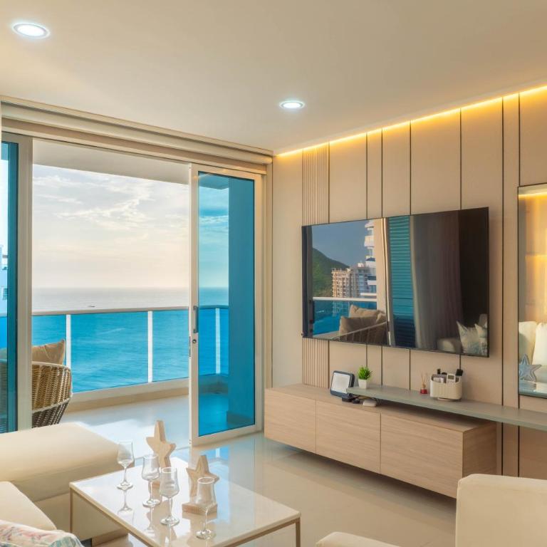 Apto con vista al mar, piscinas, Jacuzzis y Club de Playa en Reserva del Mar - Apartment with Sea View - 22