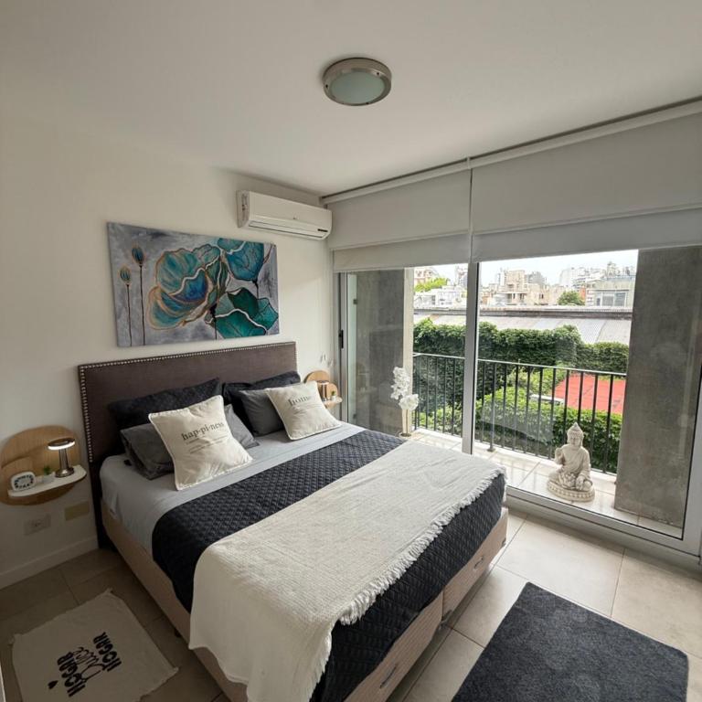 Suite Soho Con Piscina y Cochera Privada - Apartamento de 1 Dormitorio con balcón y vistas a la ciudad - 1
