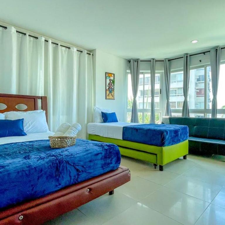 Cómodo apartamento Cartagena con vista al mar - Two-Bedroom Apartment - 9