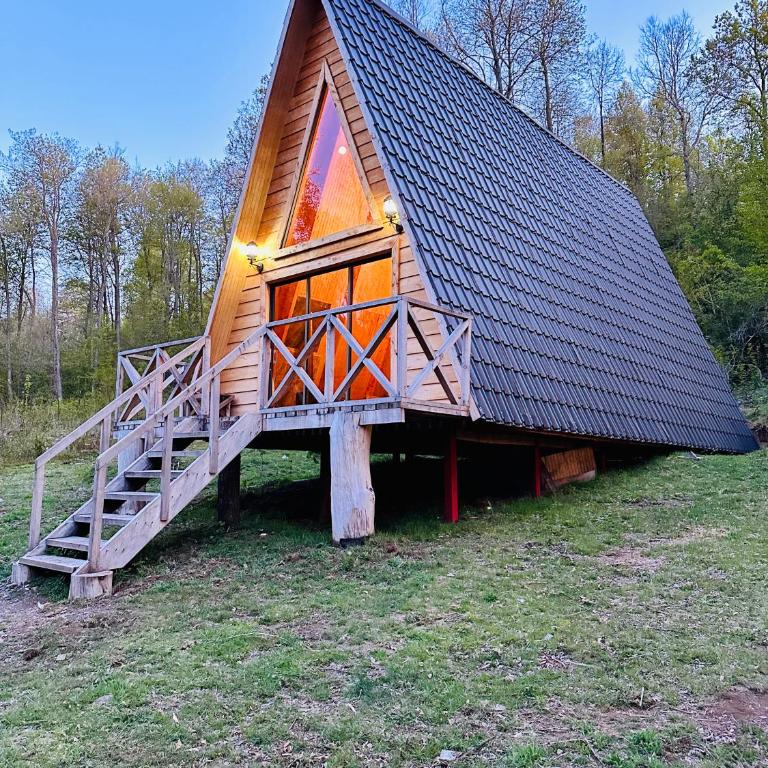 Araucaria Lodge Cabaña Alpina cerca del Parque Conguillío - Casa de 2 dormitorios - 1