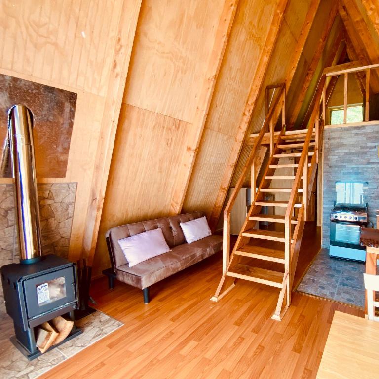Araucaria Lodge Cabaña Alpina cerca del Parque Conguillío - Casa de 2 dormitorios - 14