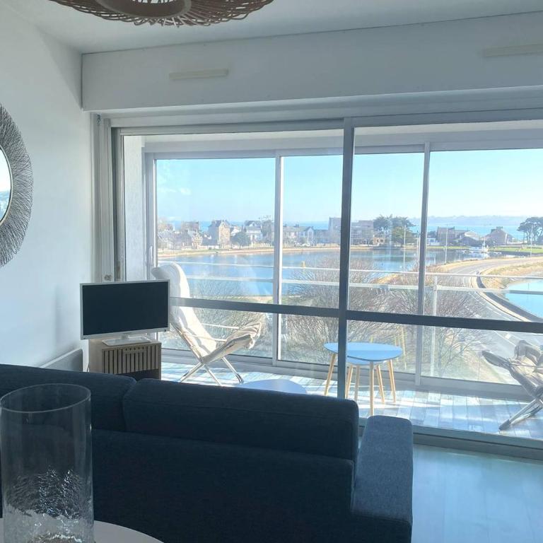 Bel appartement avec WIFI, VUE MER face au port de plaisance à PERROS-GUIREC - Réf 838 - Apartment mit 1 Schlafzimmer - 16