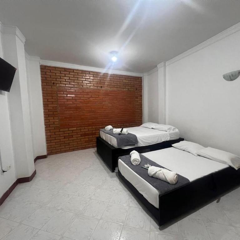 Casa Vacacional Bien Ubicada San Gil Santander - Habitación Doble con baño privado - 1 o 2 camas - 2